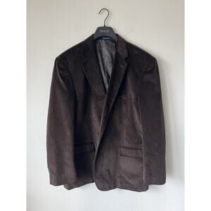 Stafford Essentials Men's Brown Corduroy Blazer/Sportcoat - 50R